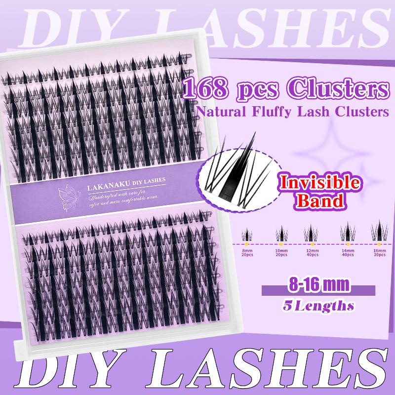 Eyelash Extension Options - رموش طبيعية كثيفة فردية سهلة التطبيق
