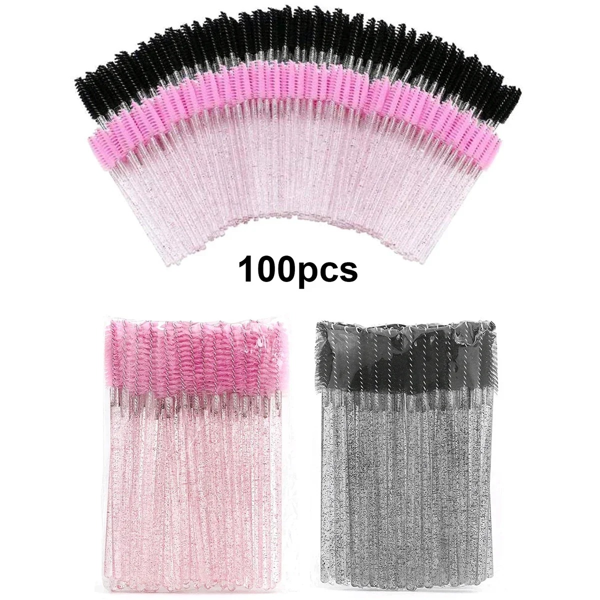 Eyelash Extension Options - 100 قطعة فرش الرموش القابل للتصرف