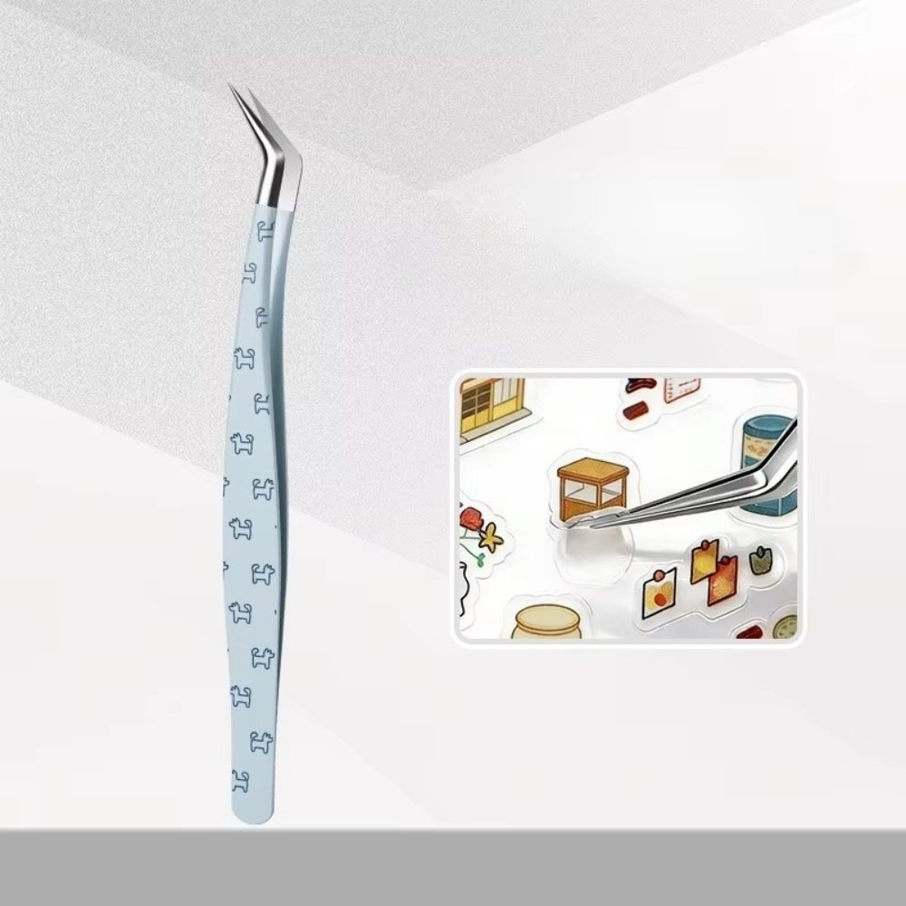 ملقط منحني من الفولاذ المقاوم  - مراجعة Lash Mapping Sticker وسعره