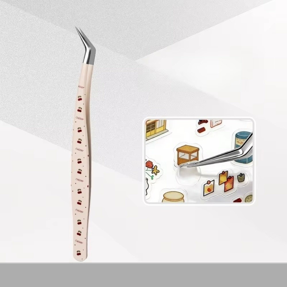 ملقط منحني من الفولاذ المقاوم  - مراجعة Lash Mapping Sticker وسعره