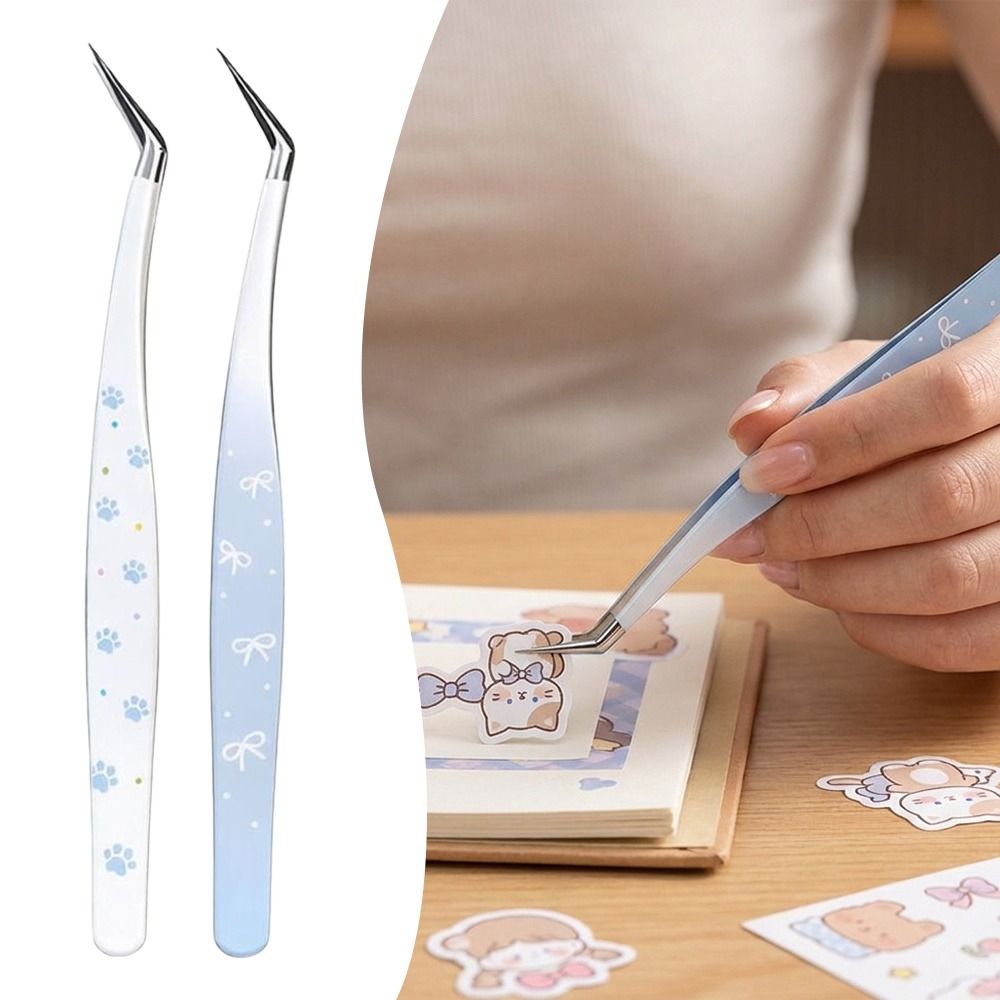 ملقط منحني من الفولاذ المقاوم  - مراجعة Lash Mapping Sticker وسعره