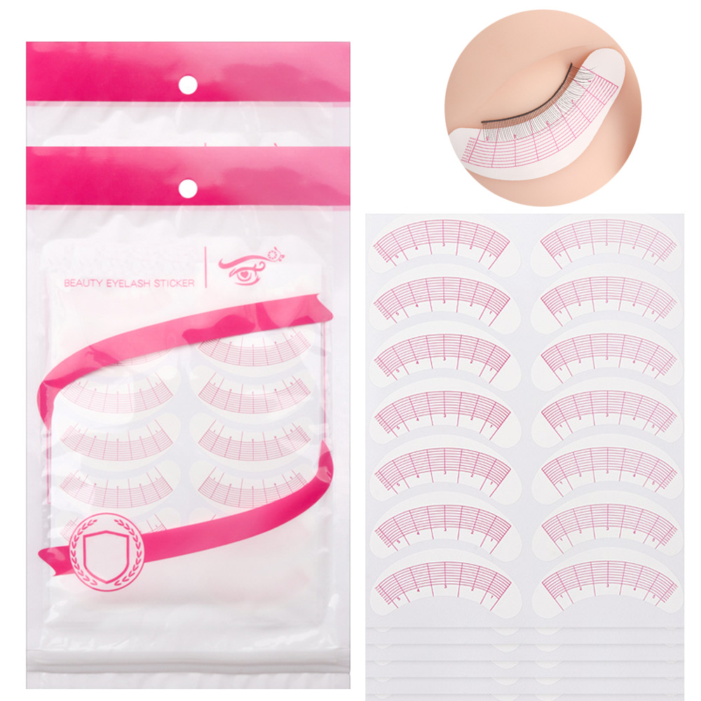 2/5 عبوات من ملصقات رسم الرموش - مراجعة Lash Mapping Sticker وسعره