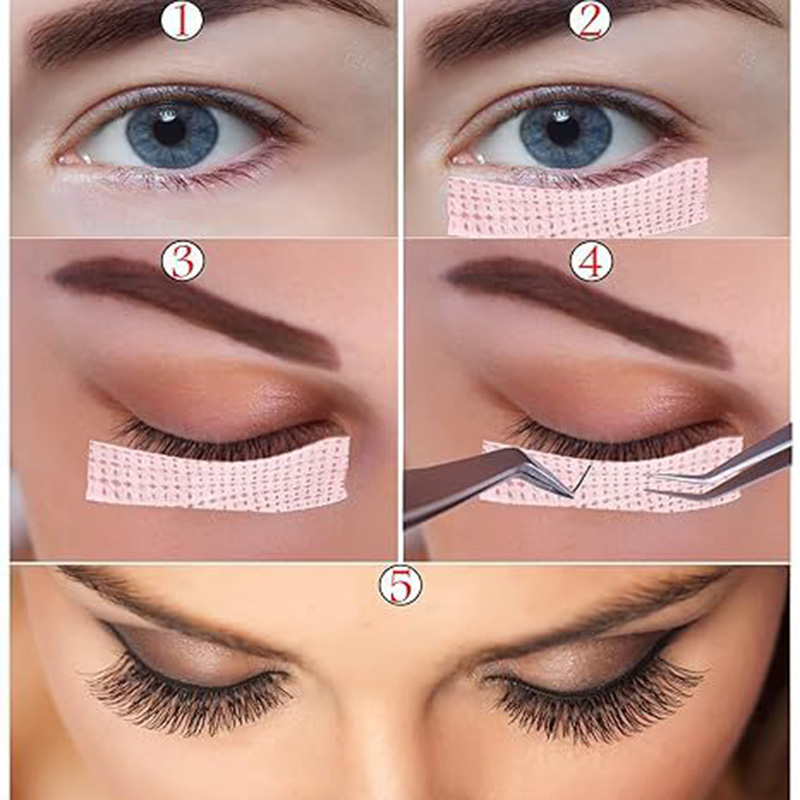 1 لفات رمش تمديد الوبر تنفس غي - مراجعة Lash Mapping Sticker وسعره