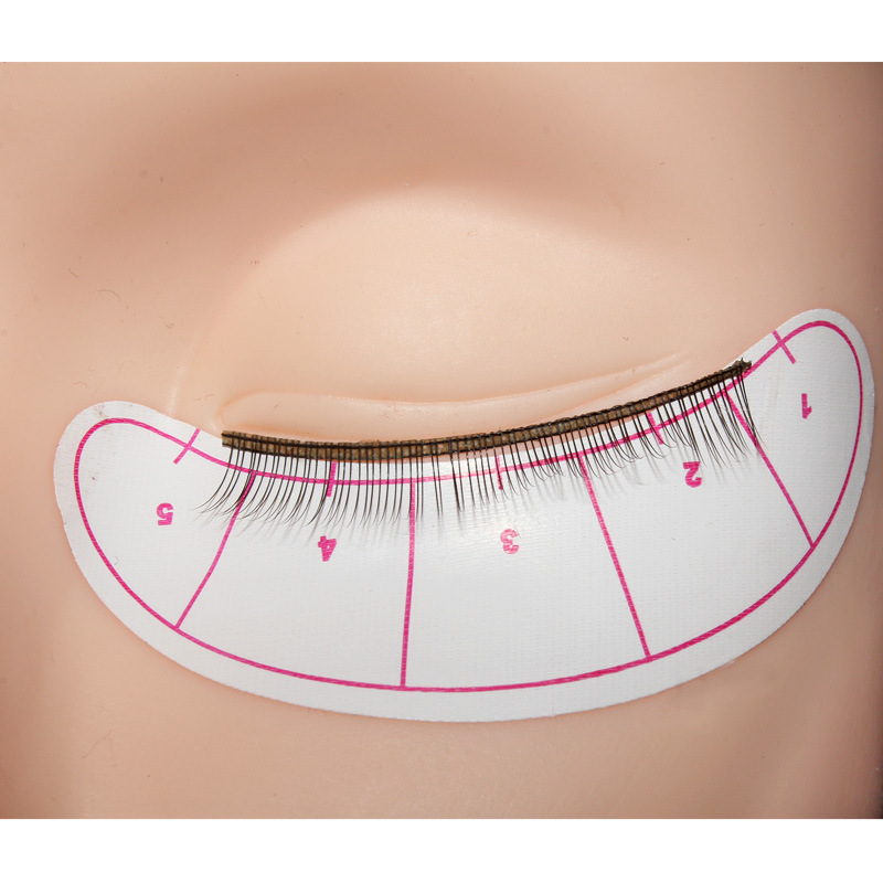 رقع ورقية لوصلات الرموش ، لتطب - مراجعة Lash Mapping Sticker وسعره