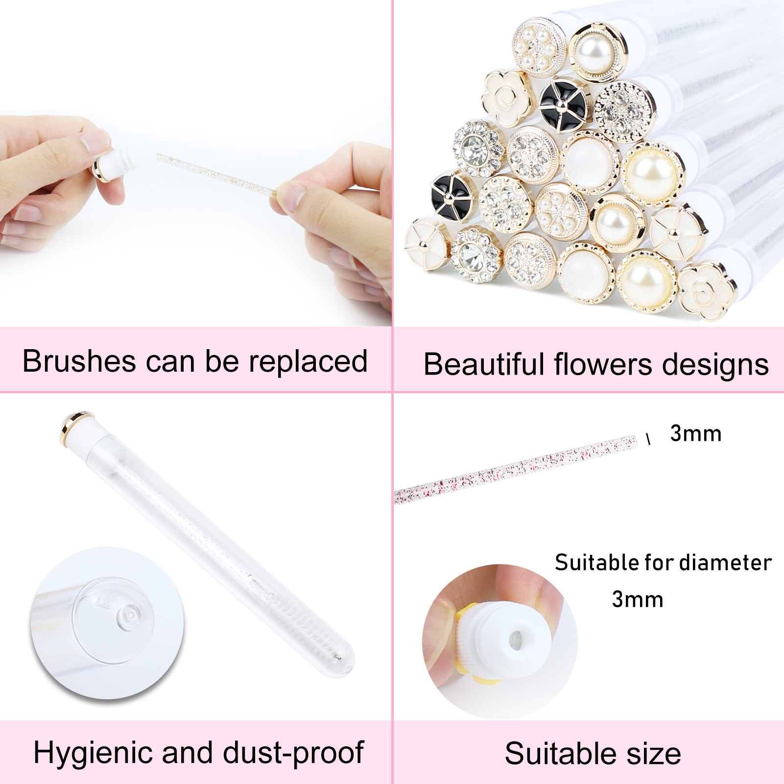 عصي الماسكارا أنبوب 20 قطعة قا - مراجعة Eyelash Extension Options وسعره