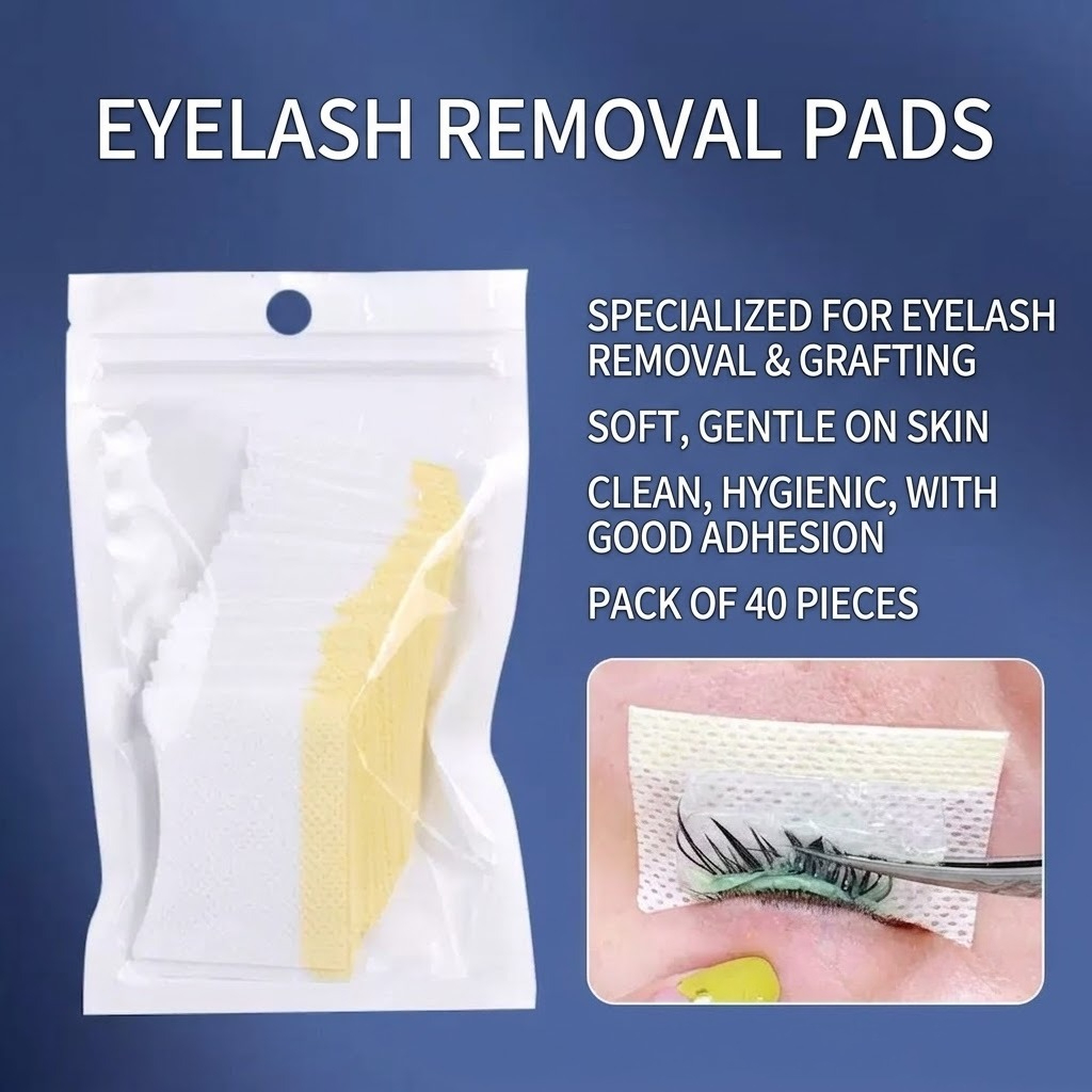 رقعات تحت العين خالية من الوبر - مراجعة Eyelash Extension Eye Irritation وسعره