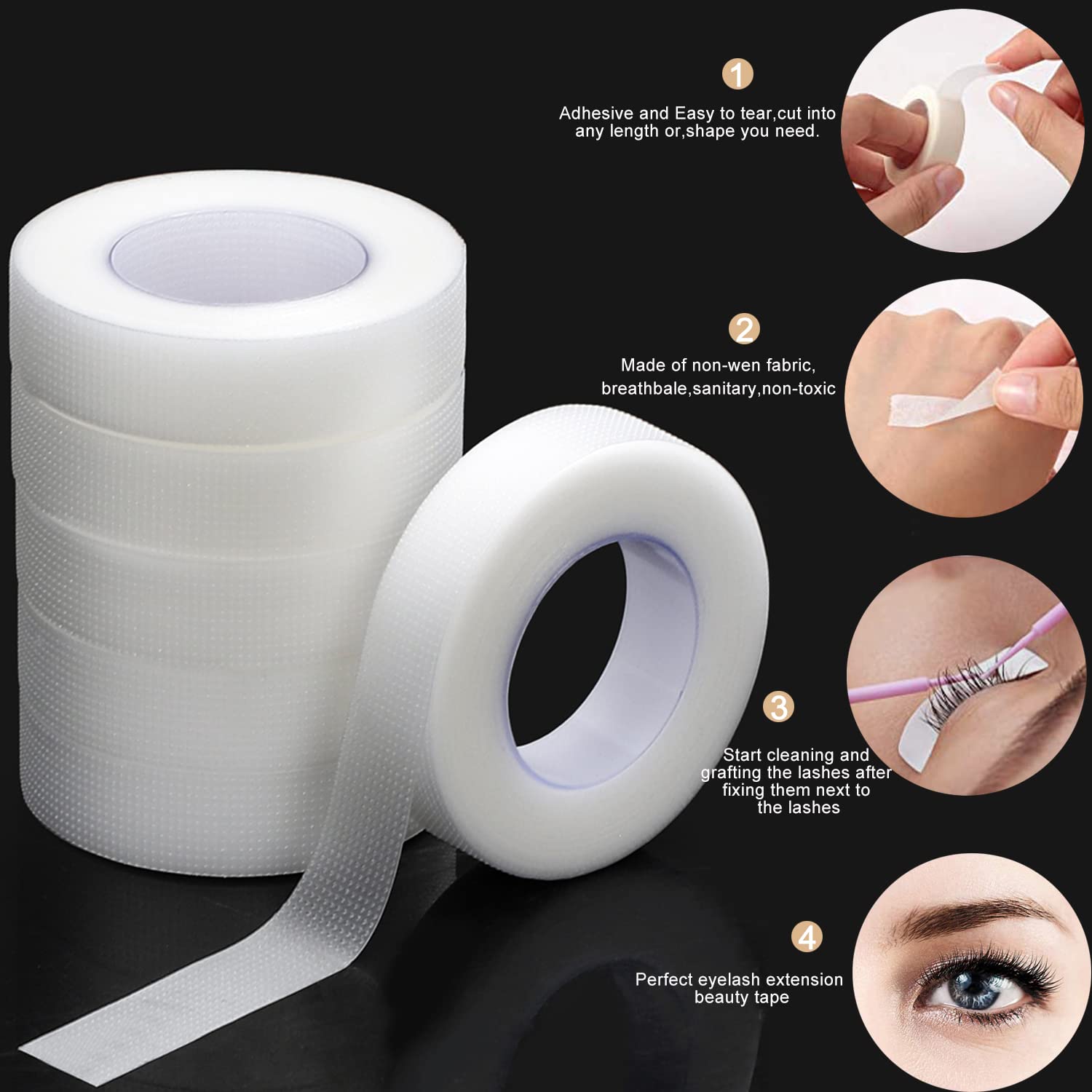 رمش الشريط نسيج لاصق شفاف 9 مت - مراجعة Lash Removal Cream وسعره