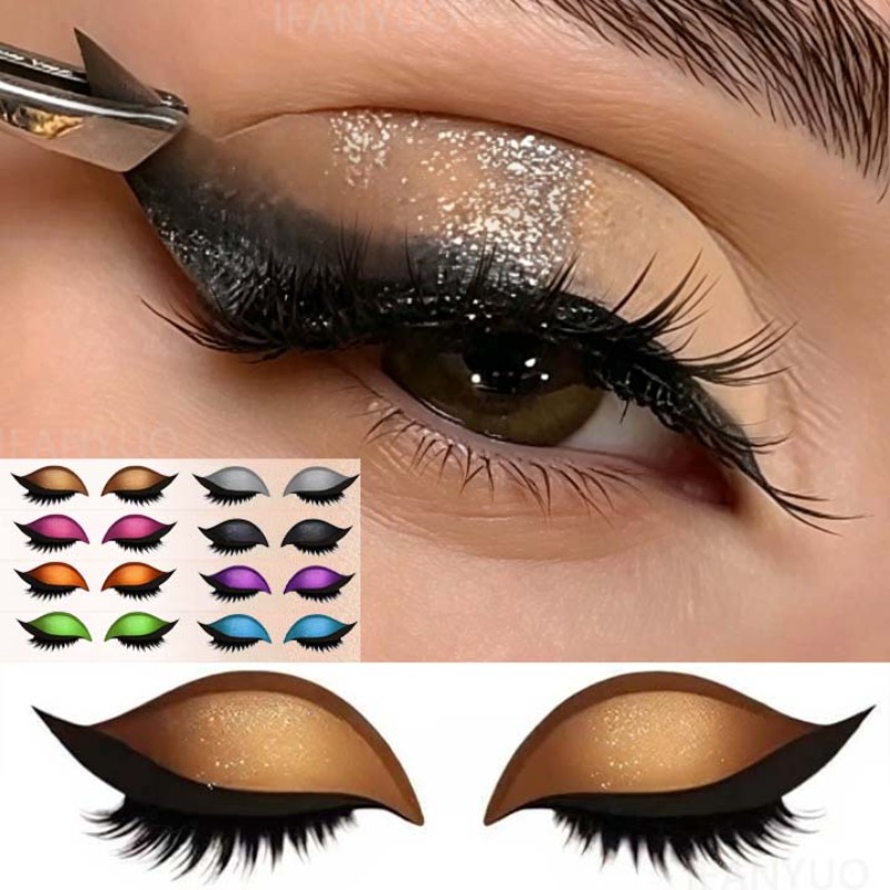 1/2 زوج من لاصقات ظلال العيون  - مراجعة Lash Mapping Sticker وسعره