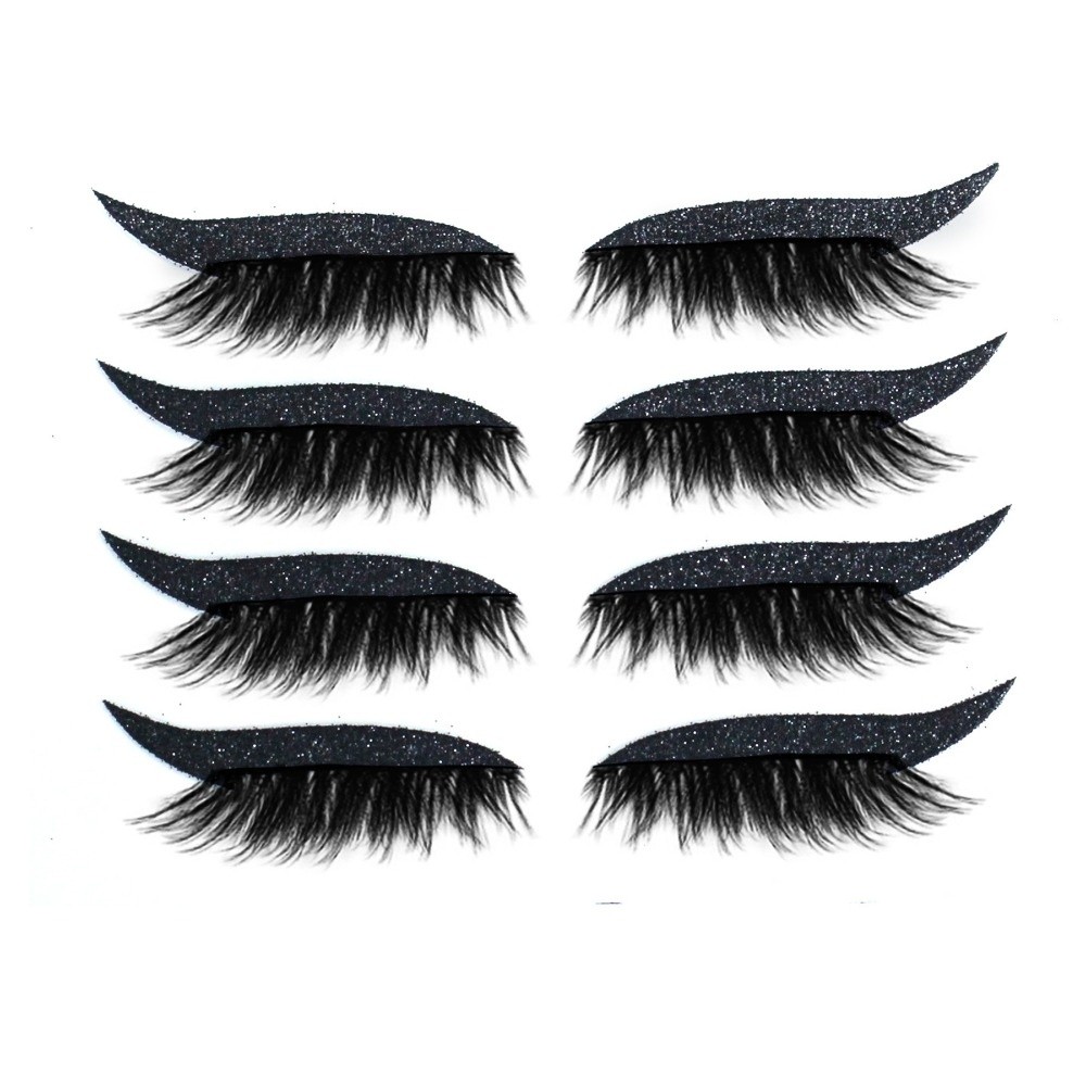 4 أزواج كسول ظلال العيون رمش ا - مراجعة Lash Mapping Sticker وسعره