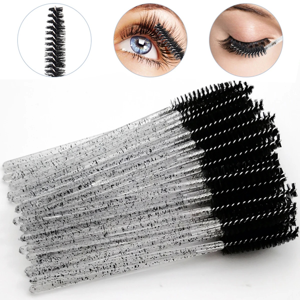 الجملة 100 قطعة من فرش الماسكا - مراجعة Eyelash Extension Options وسعره