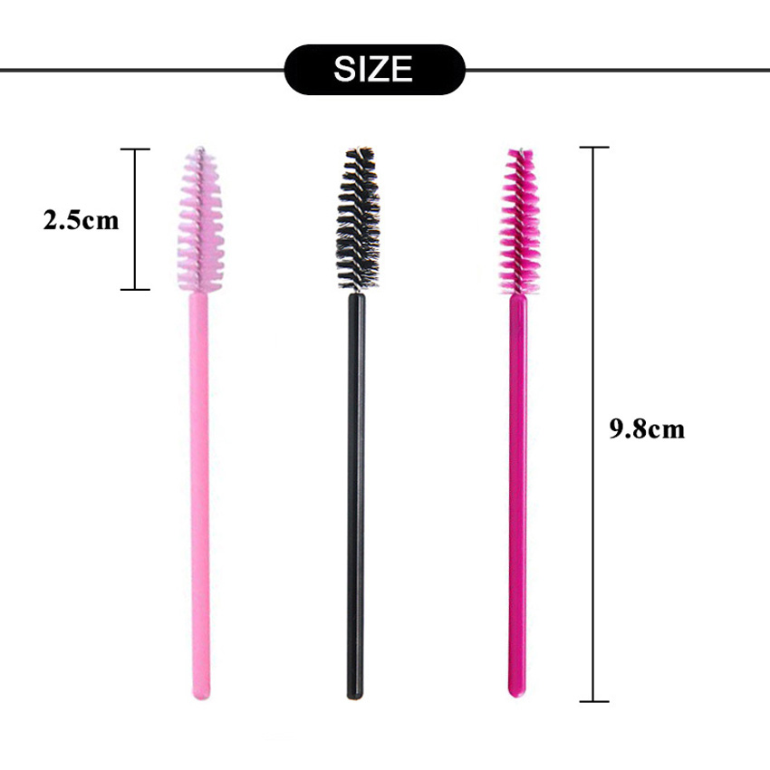 100 قطعة المتاح مايكرو رمش فرش - مراجعة Eyelash Extension Options وسعره